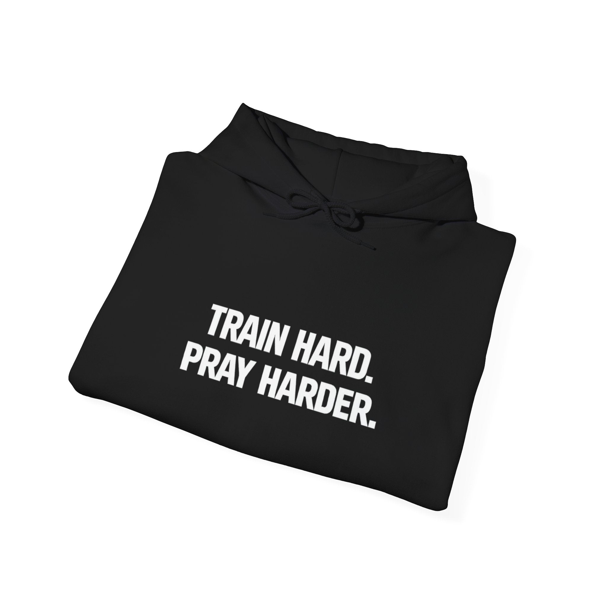 TrainHard. PrayHarder Unisex hoodie
