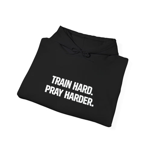 TrainHard. PrayHarder Unisex hoodie