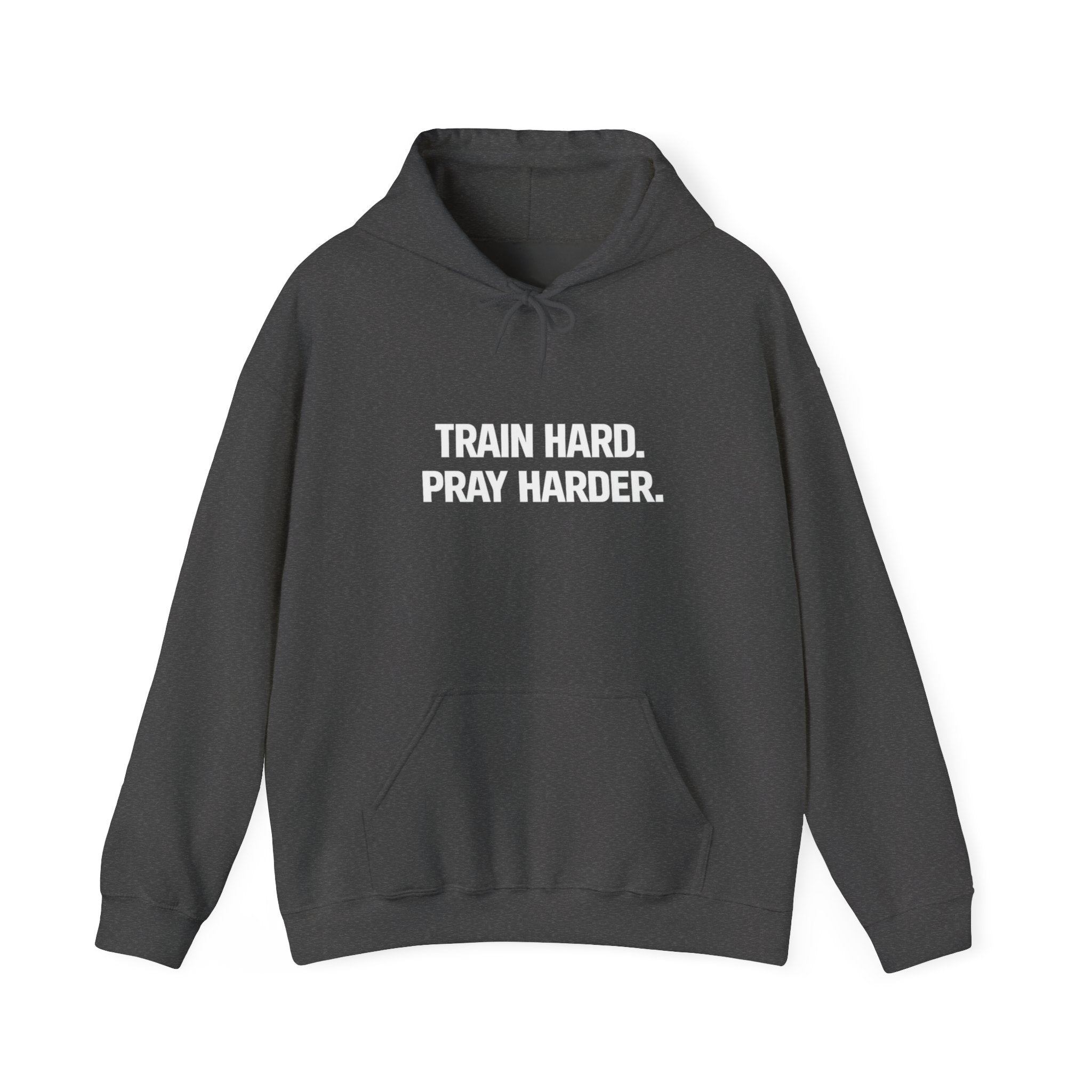 TrainHard. PrayHarder Unisex hoodie