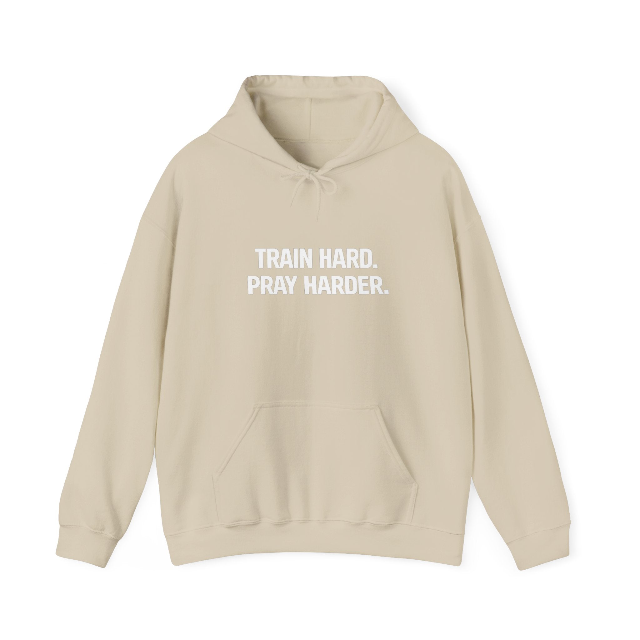 TrainHard. PrayHarder Unisex hoodie