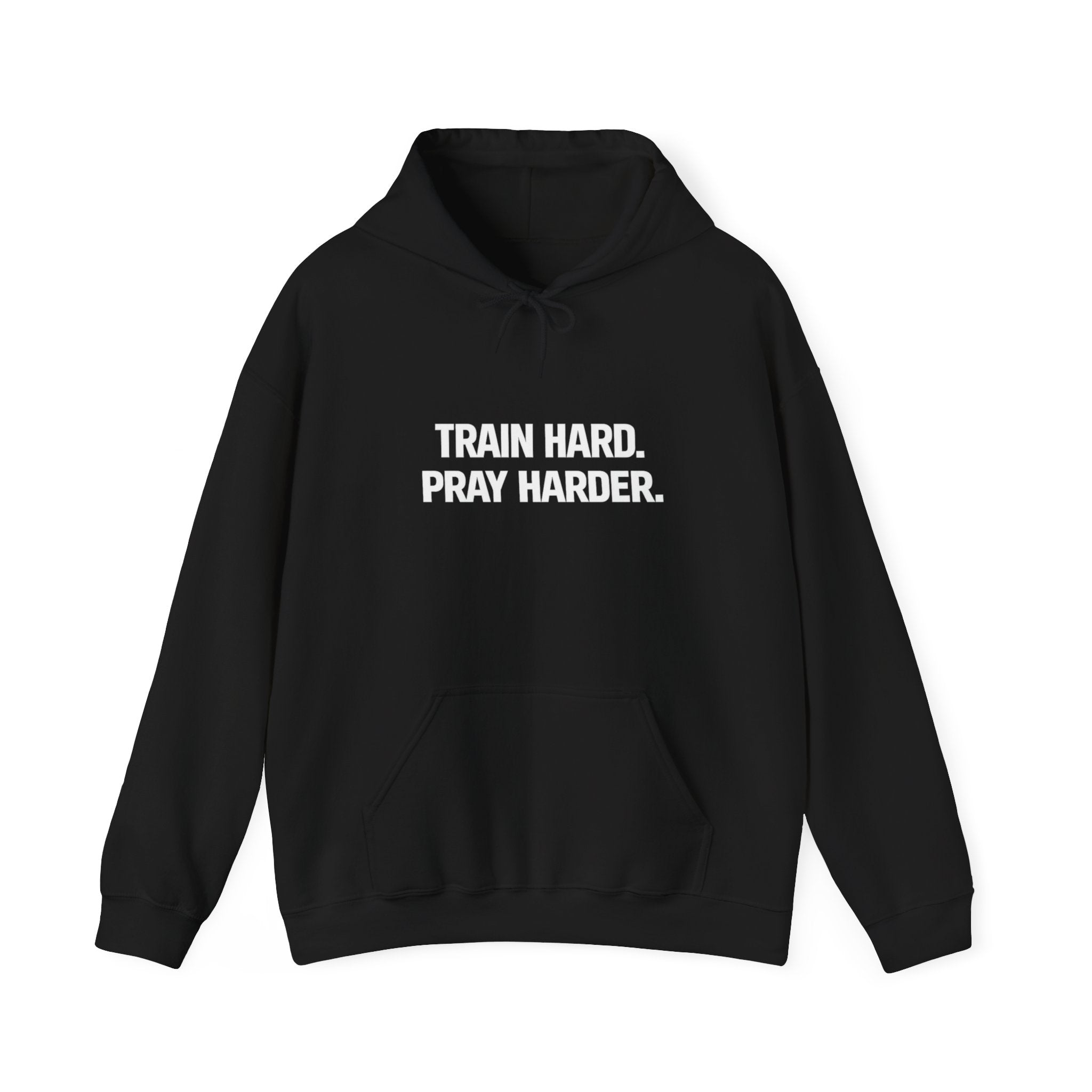 TrainHard. PrayHarder Unisex hoodie